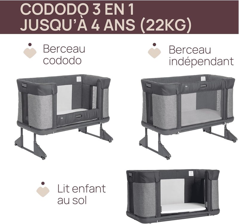 Chicco Next2Me Forever Crib 0m-4y, Rice - Image 2